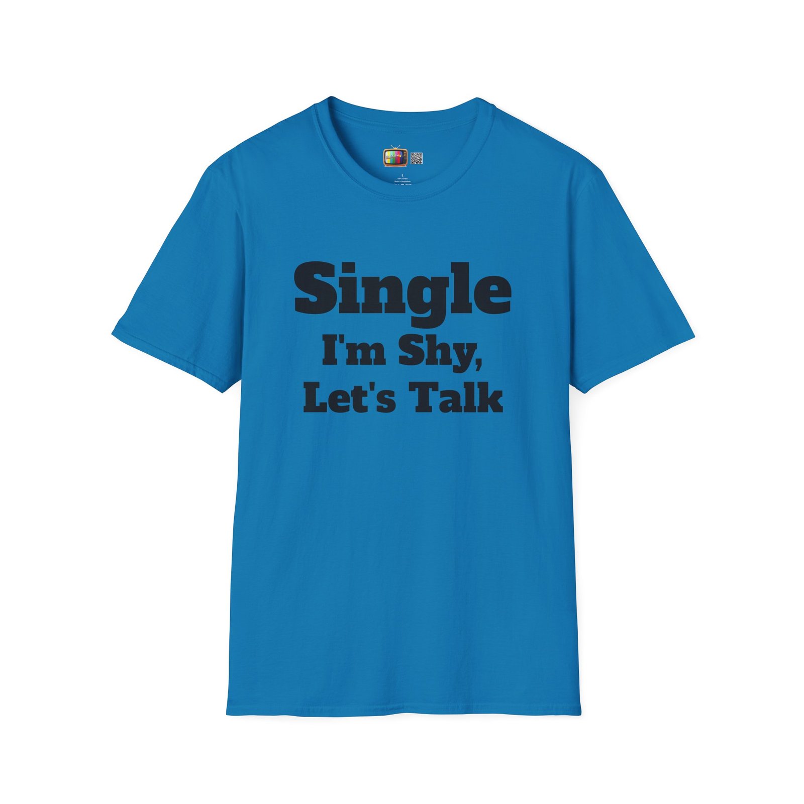 Single I'm Shy Let's Talk T-Shirt — Introvert Graphic Tee presented by Spark TV - Image 51
