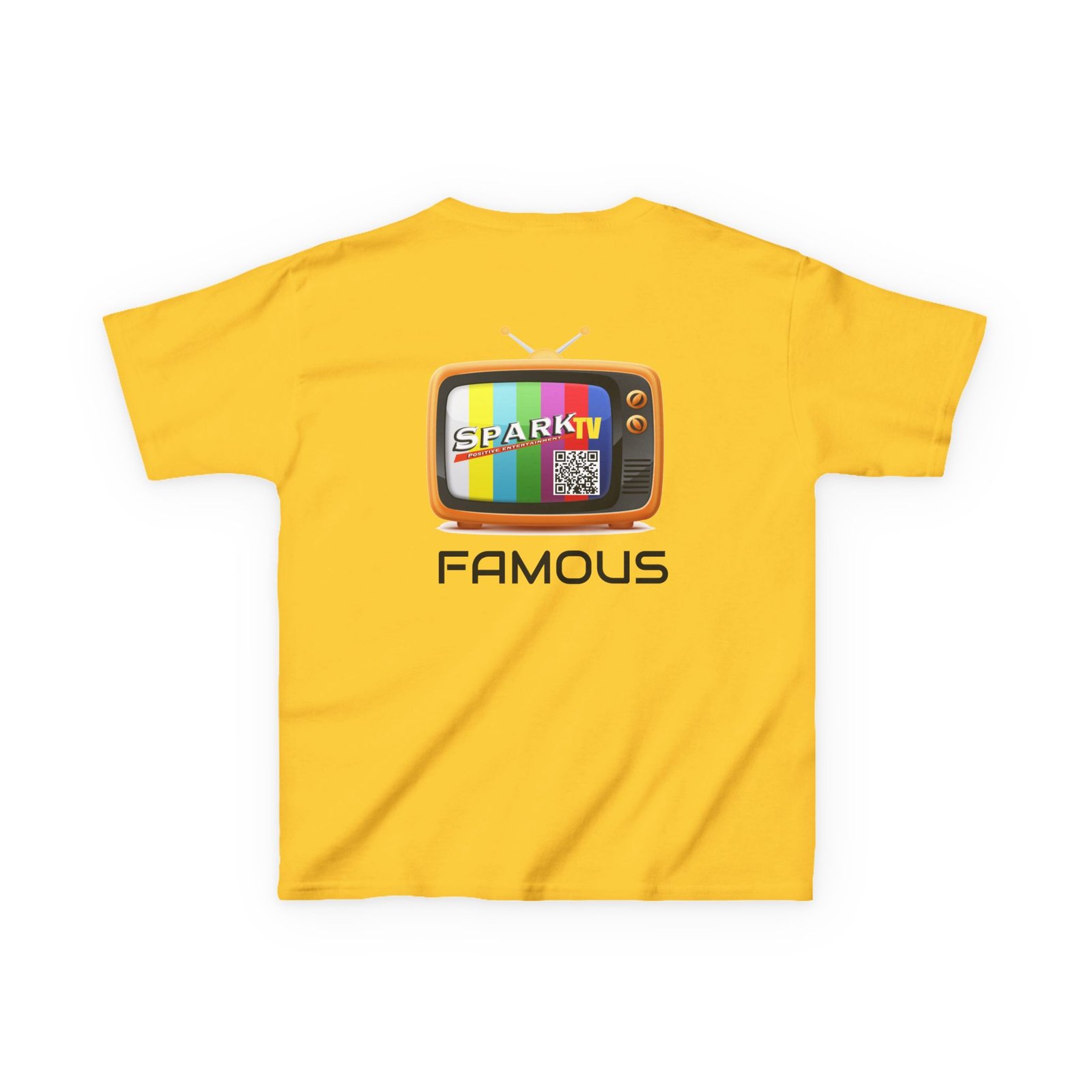 Kids Tee — Spark TV "FAMOUS" Graphic - Image 14