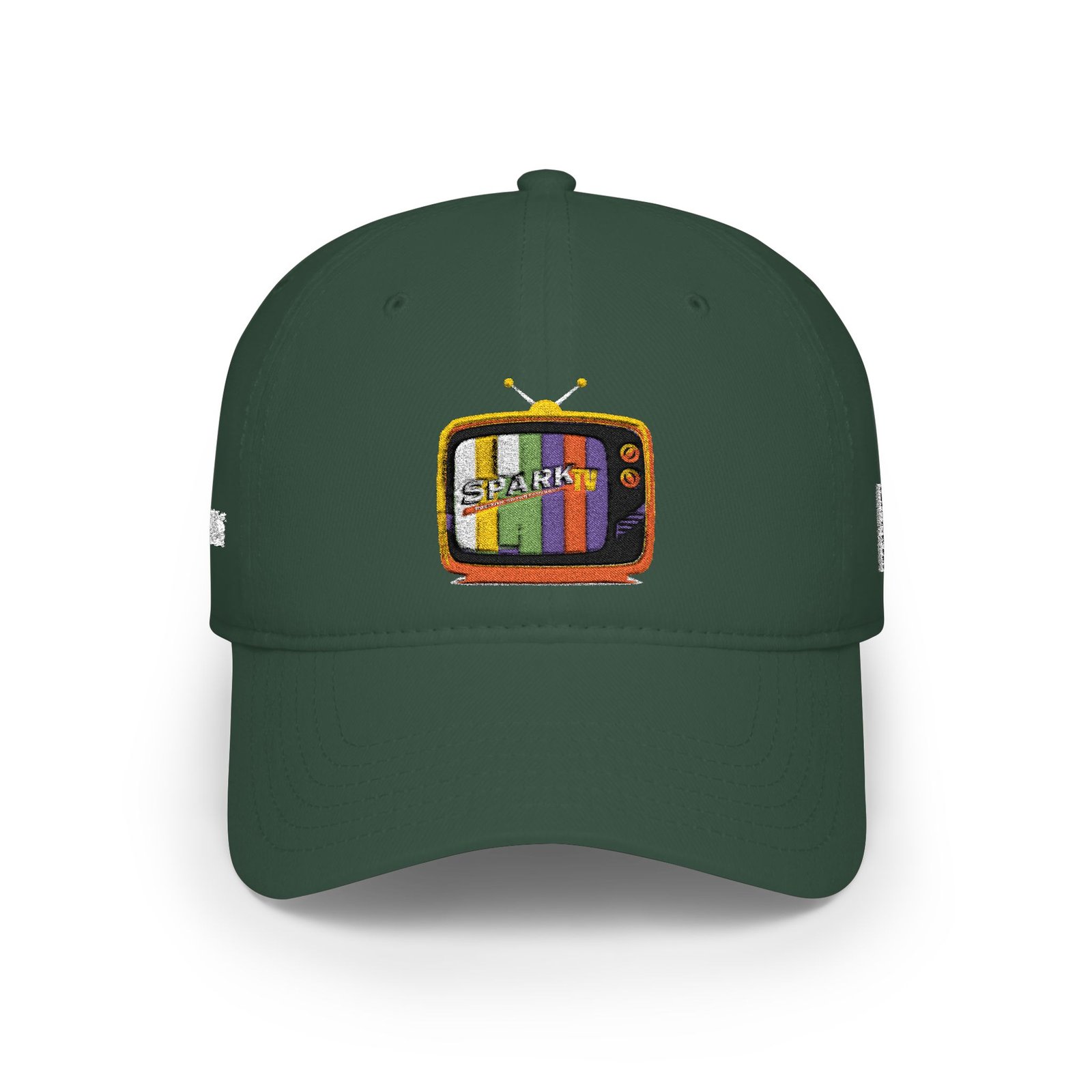 Spark TV Cap | Embroidered Baseball Cap - Image 13