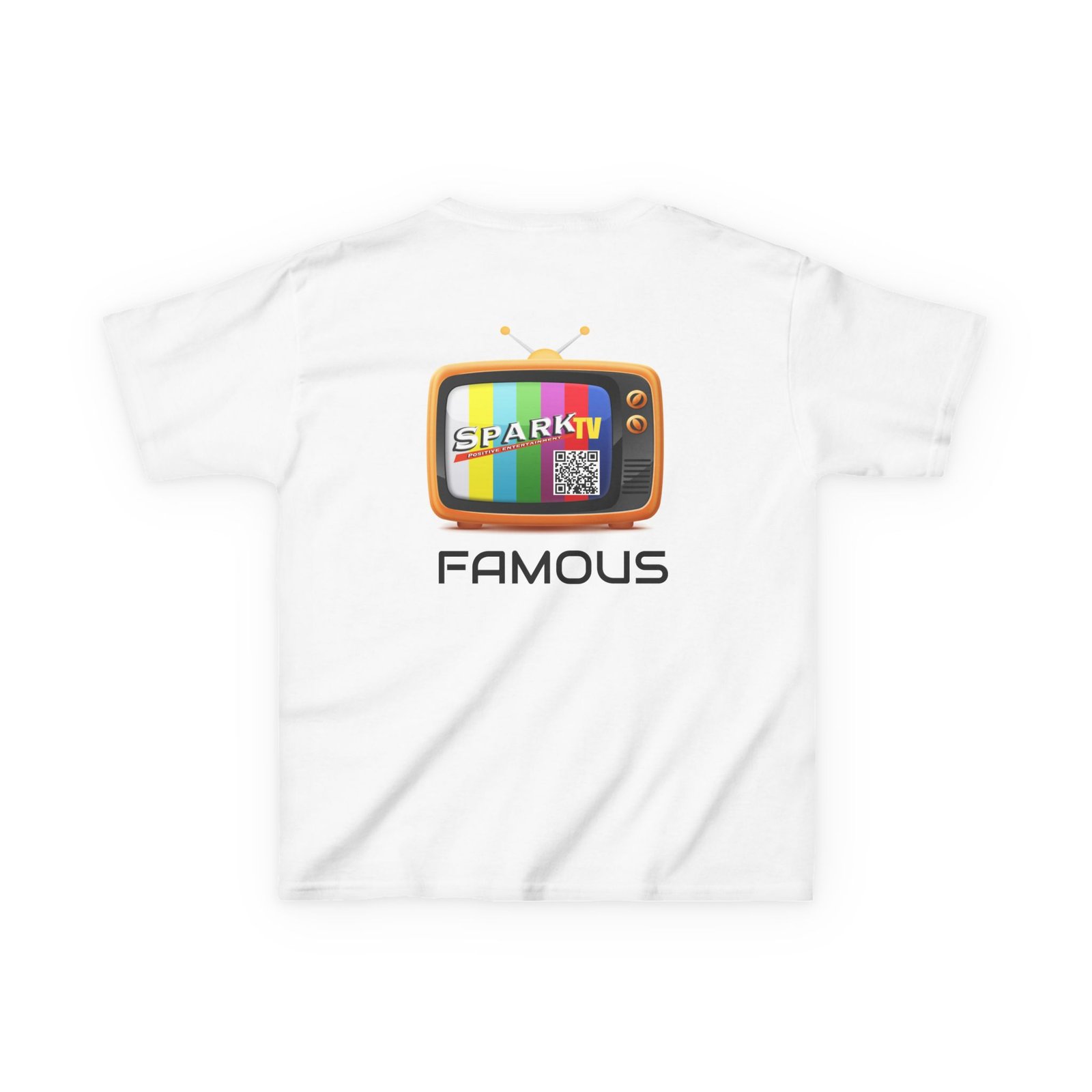 Kids Tee — Spark TV "FAMOUS" Graphic - Image 2