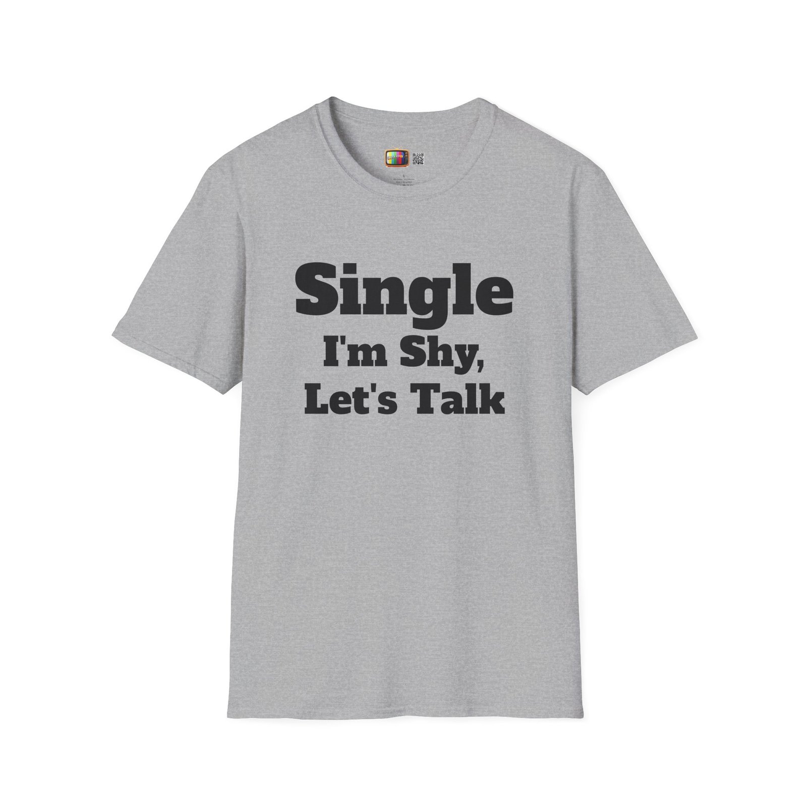 Single I'm Shy Let's Talk T-Shirt — Introvert Graphic Tee presented by Spark TV - Image 11
