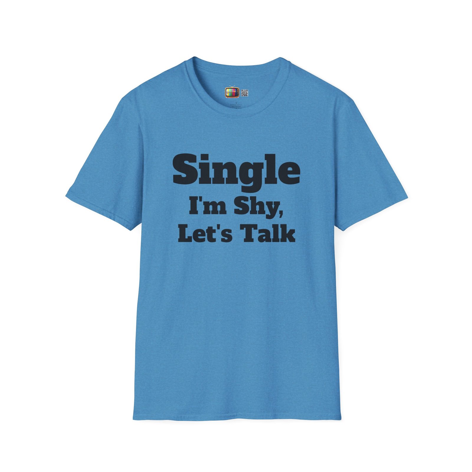 Single I'm Shy Let's Talk T-Shirt — Introvert Graphic Tee presented by Spark TV - Image 43