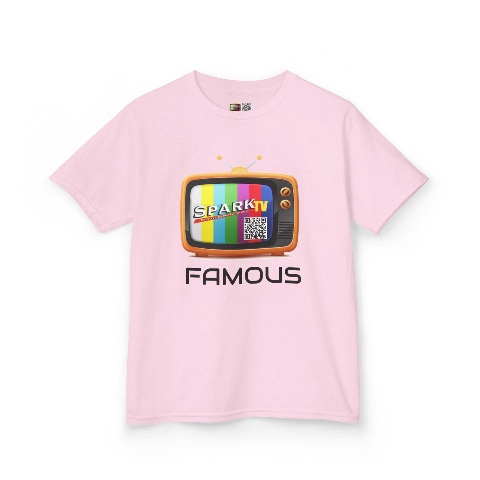 Kids Tee — Spark TV "FAMOUS" Graphic - Image 23