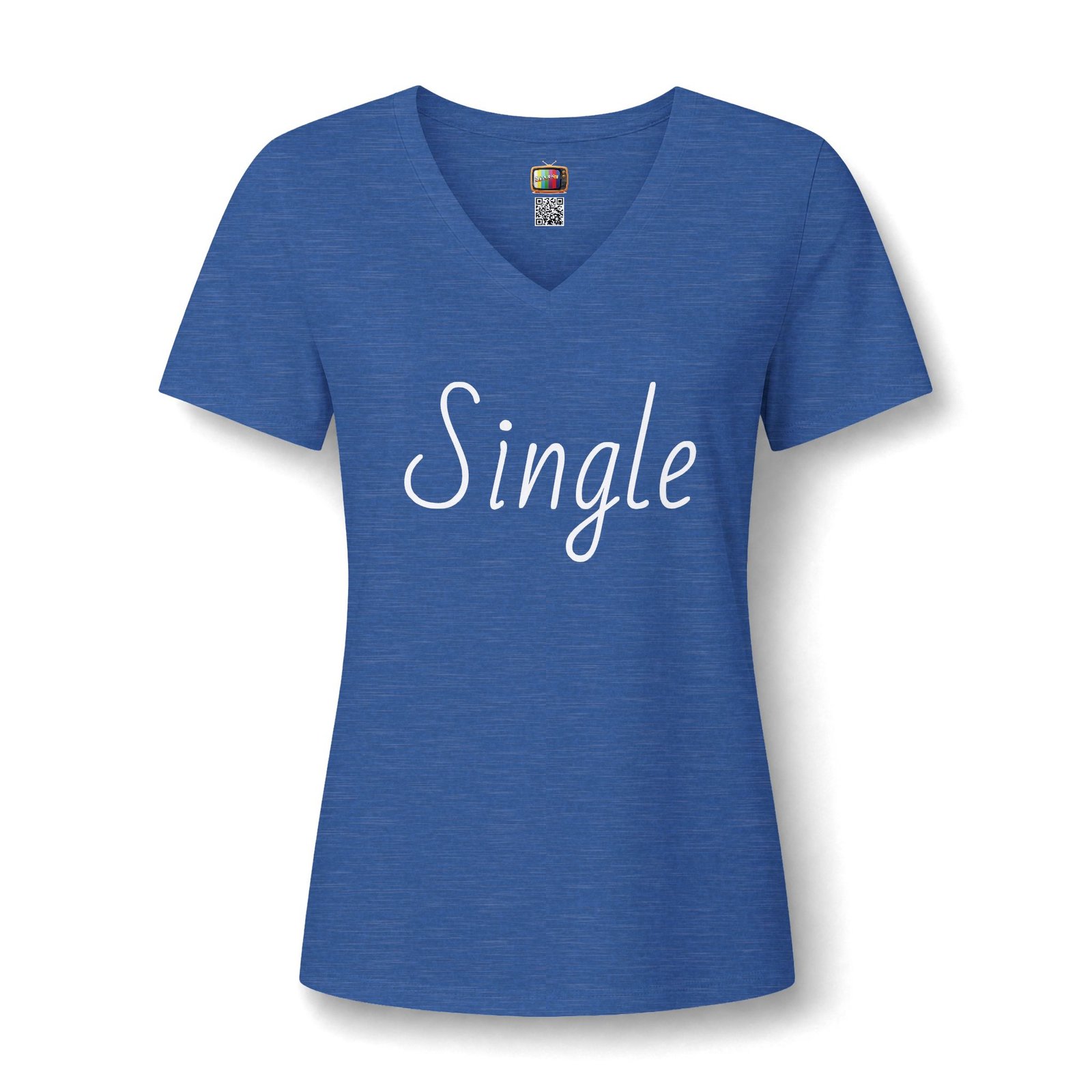 Single V-Neck Tee — Introvert Graphic Tee presented by Spark TV - Image 13