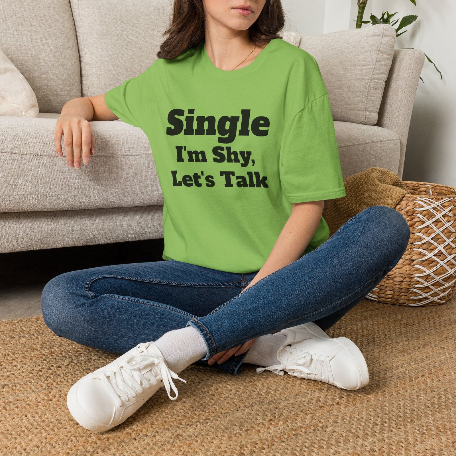 Single I'm Shy Let's Talk T-Shirt — Introvert Graphic Tee presented by Spark TV - Image 22