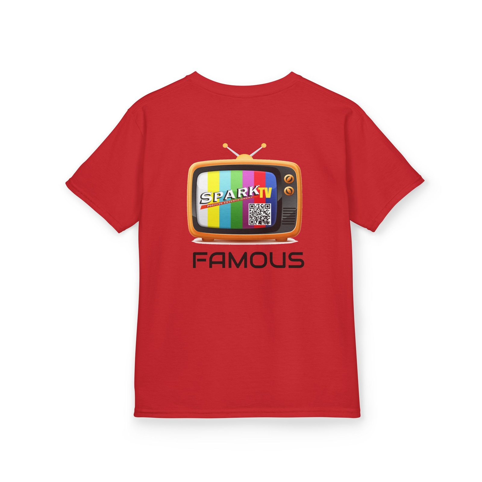 Kids Tee — Spark TV "FAMOUS" Graphic - Image 32
