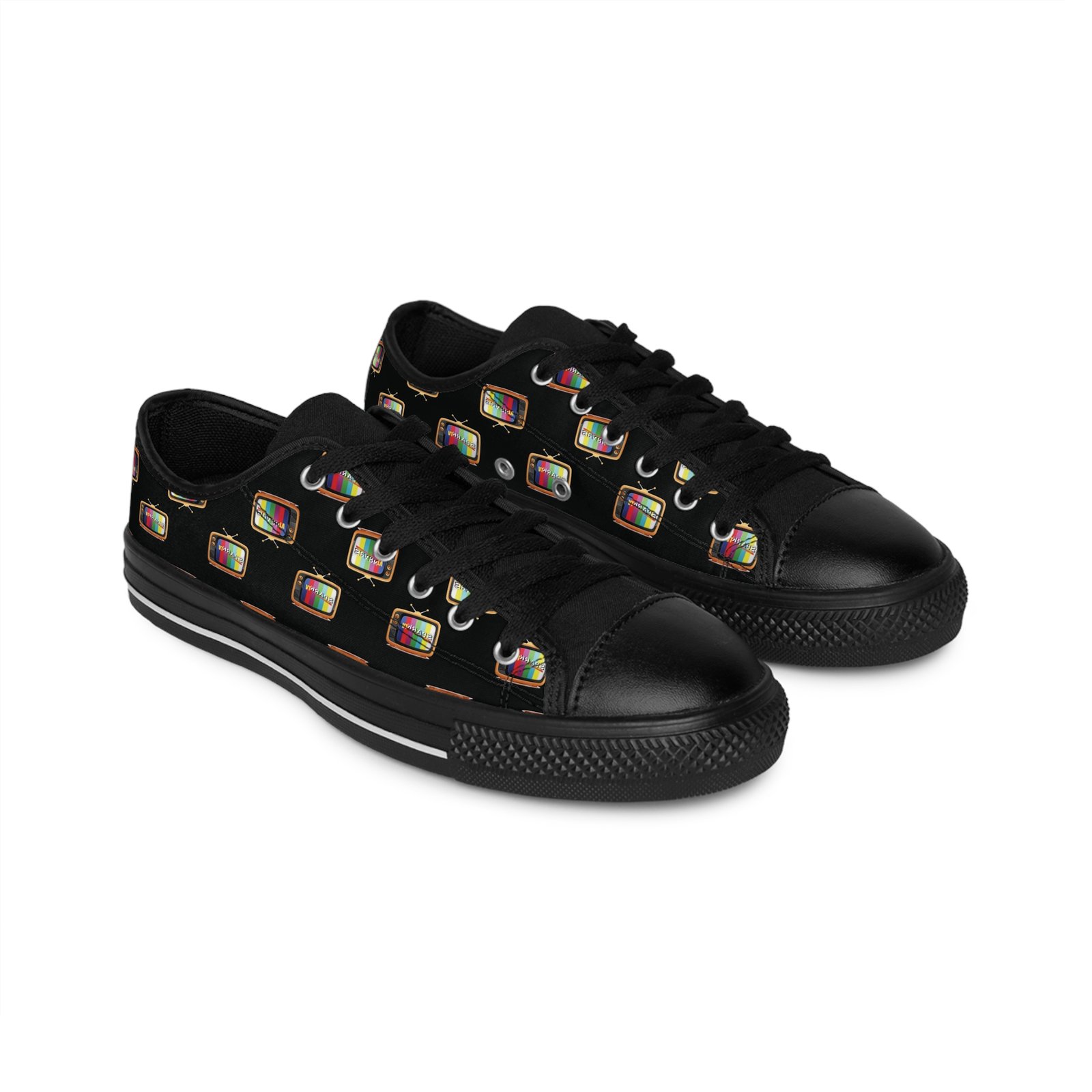 Spark TV Women's Sneaker - W/O QR code - ALL BLACK - Image 2