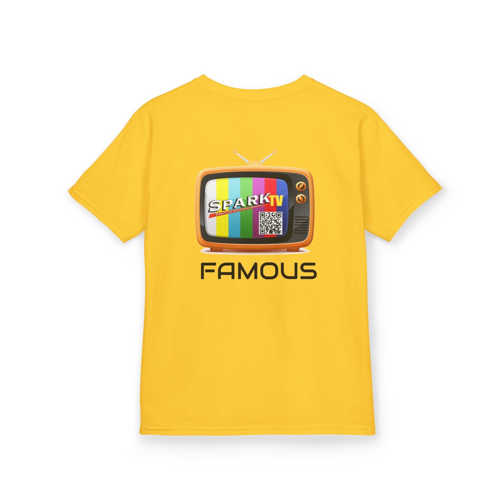 Kids Tee — Spark TV "FAMOUS" Graphic - Image 16