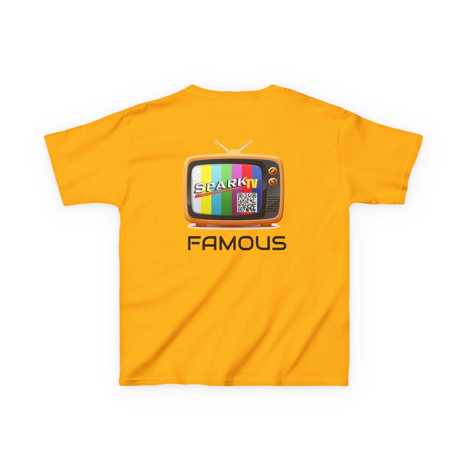 Kids Tee — Spark TV "FAMOUS" Graphic - Image 6