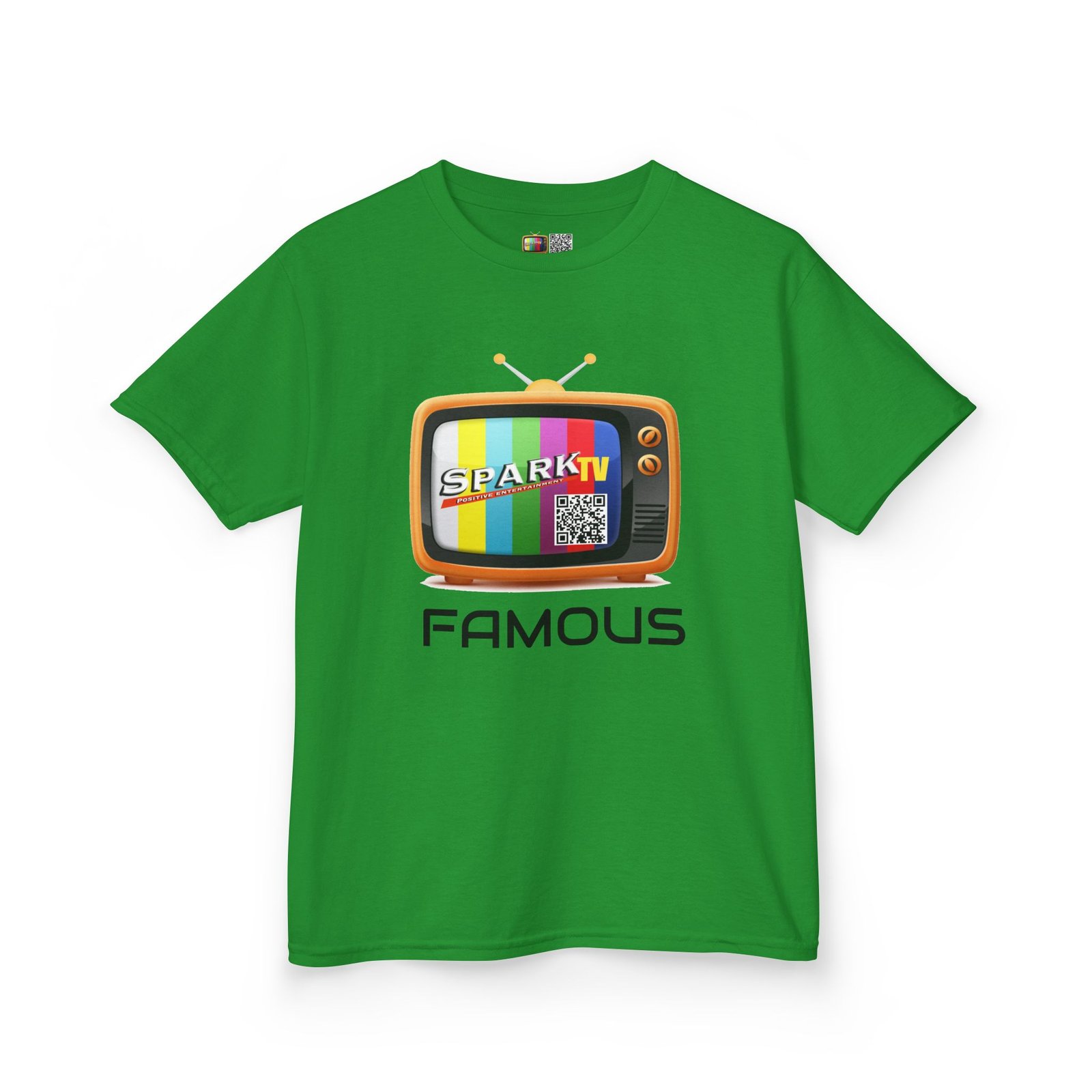 Kids Tee — Spark TV "FAMOUS" Graphic - Image 19