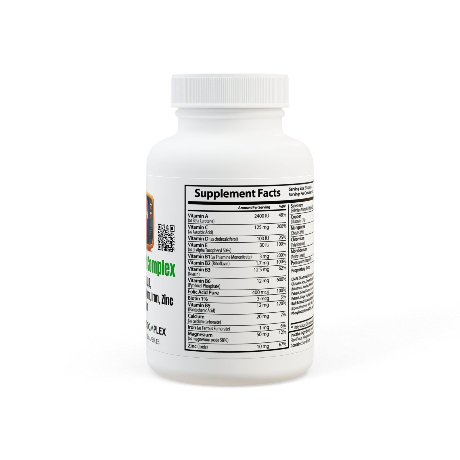 Brain Support Complex Supplement (60 Capsules) presented by Spark TV - Image 3