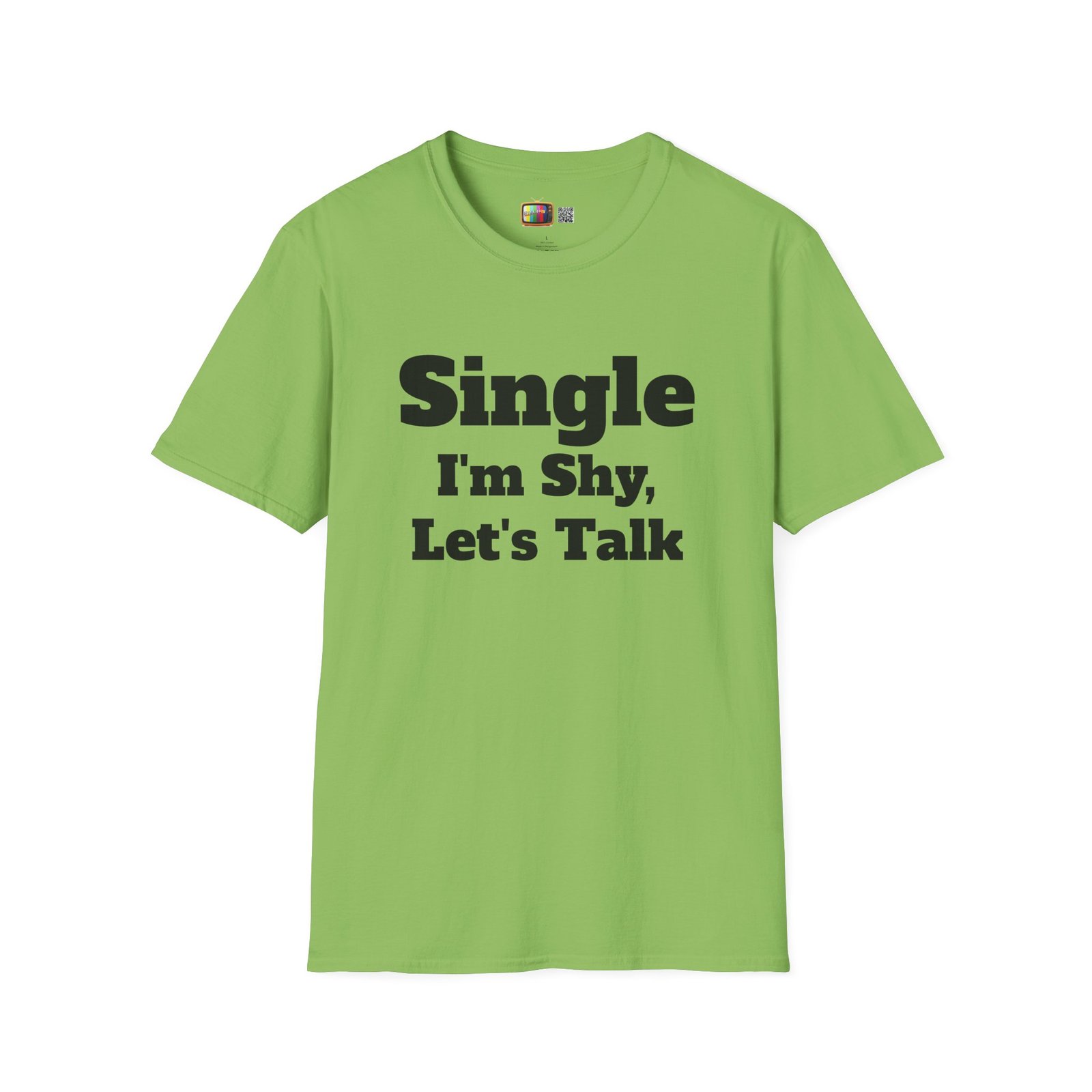 Single I'm Shy Let's Talk T-Shirt — Introvert Graphic Tee presented by Spark TV - Image 23
