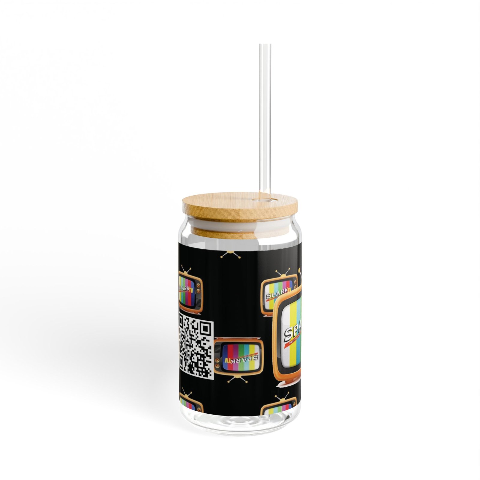 Spark TV Sipper Glass, 16oz - Image 2