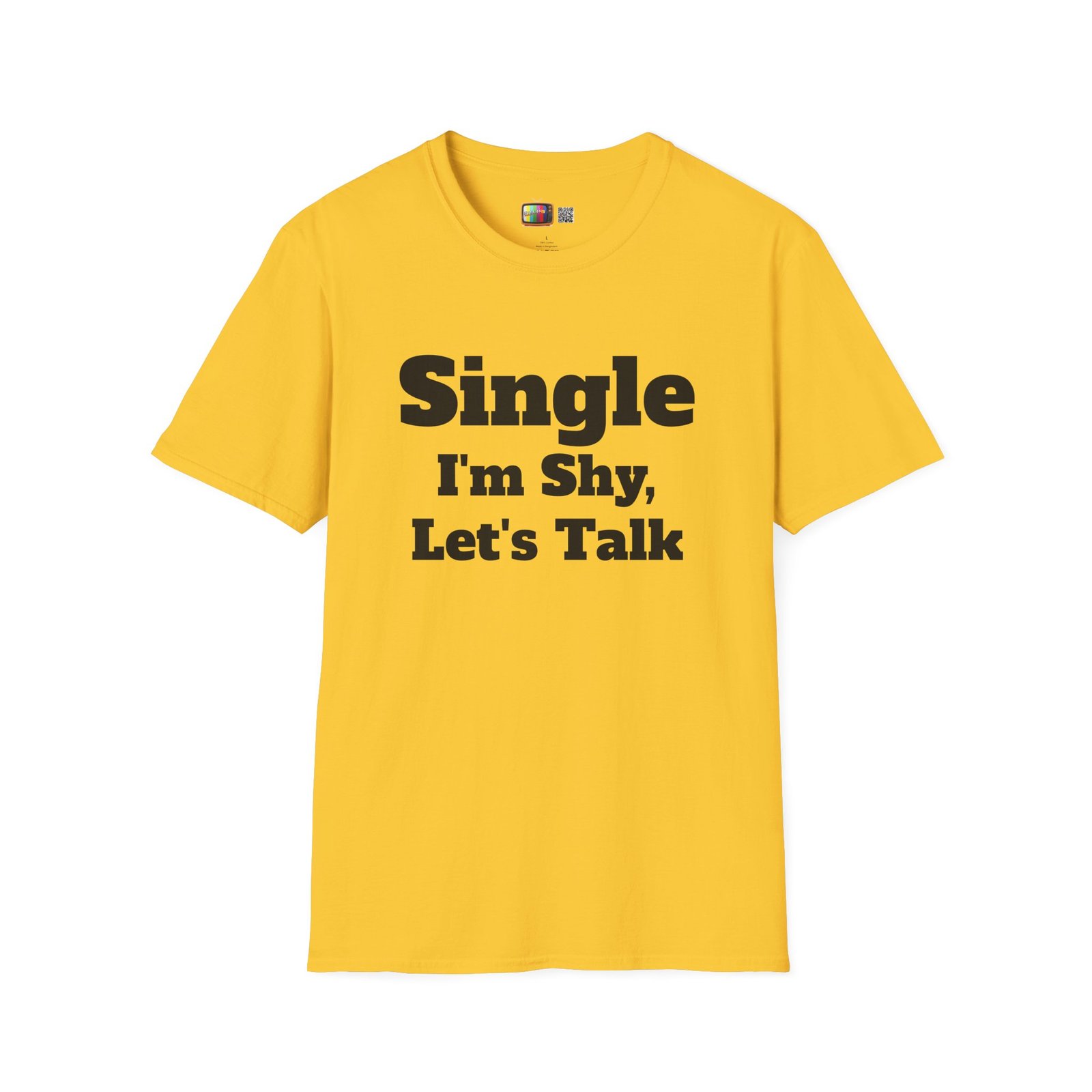 Single I'm Shy Let's Talk T-Shirt — Introvert Graphic Tee presented by Spark TV - Image 19