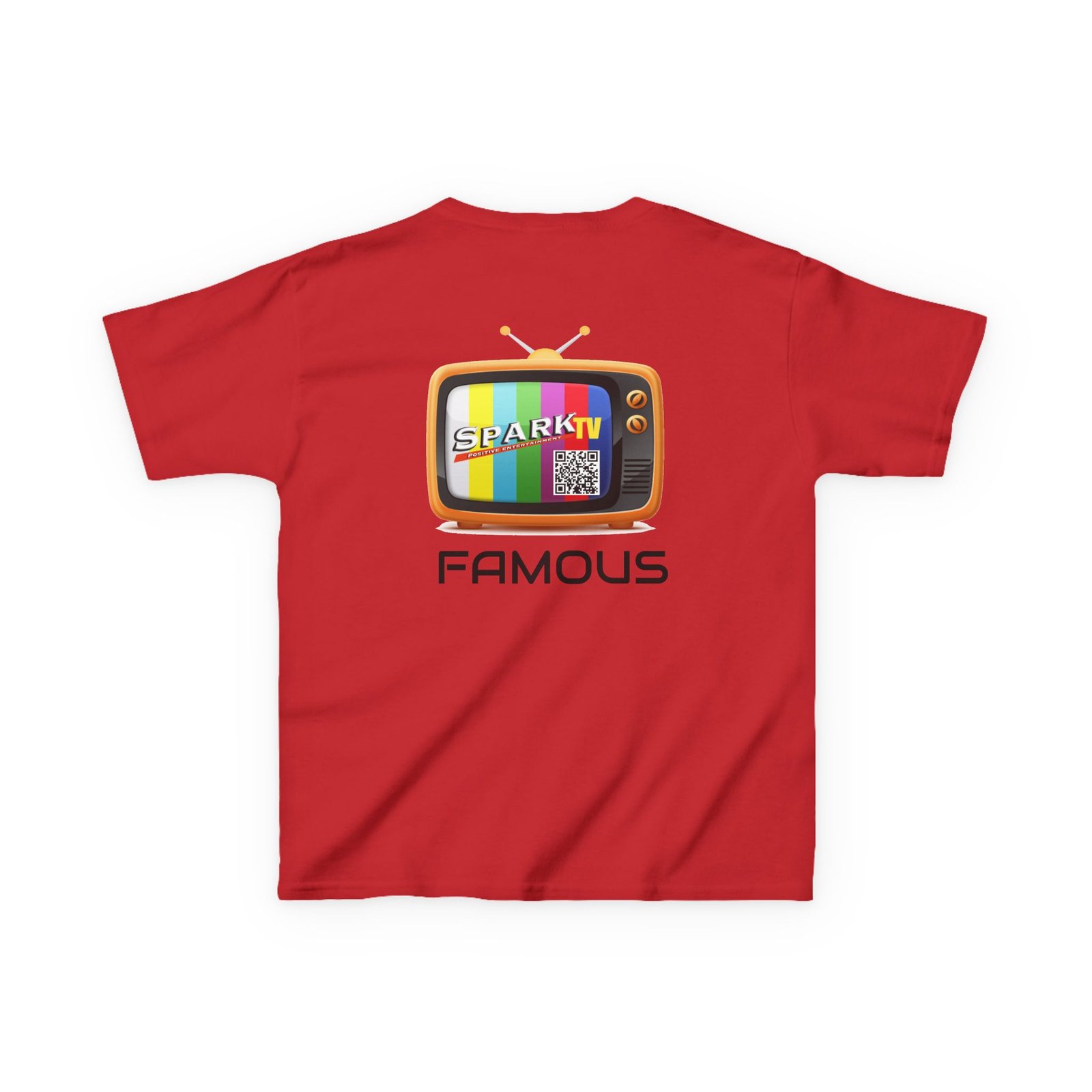 Kids Tee — Spark TV "FAMOUS" Graphic - Image 30