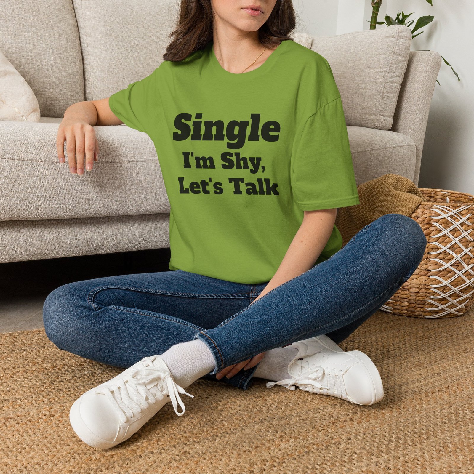Single I'm Shy Let's Talk T-Shirt — Introvert Graphic Tee presented by Spark TV - Image 26