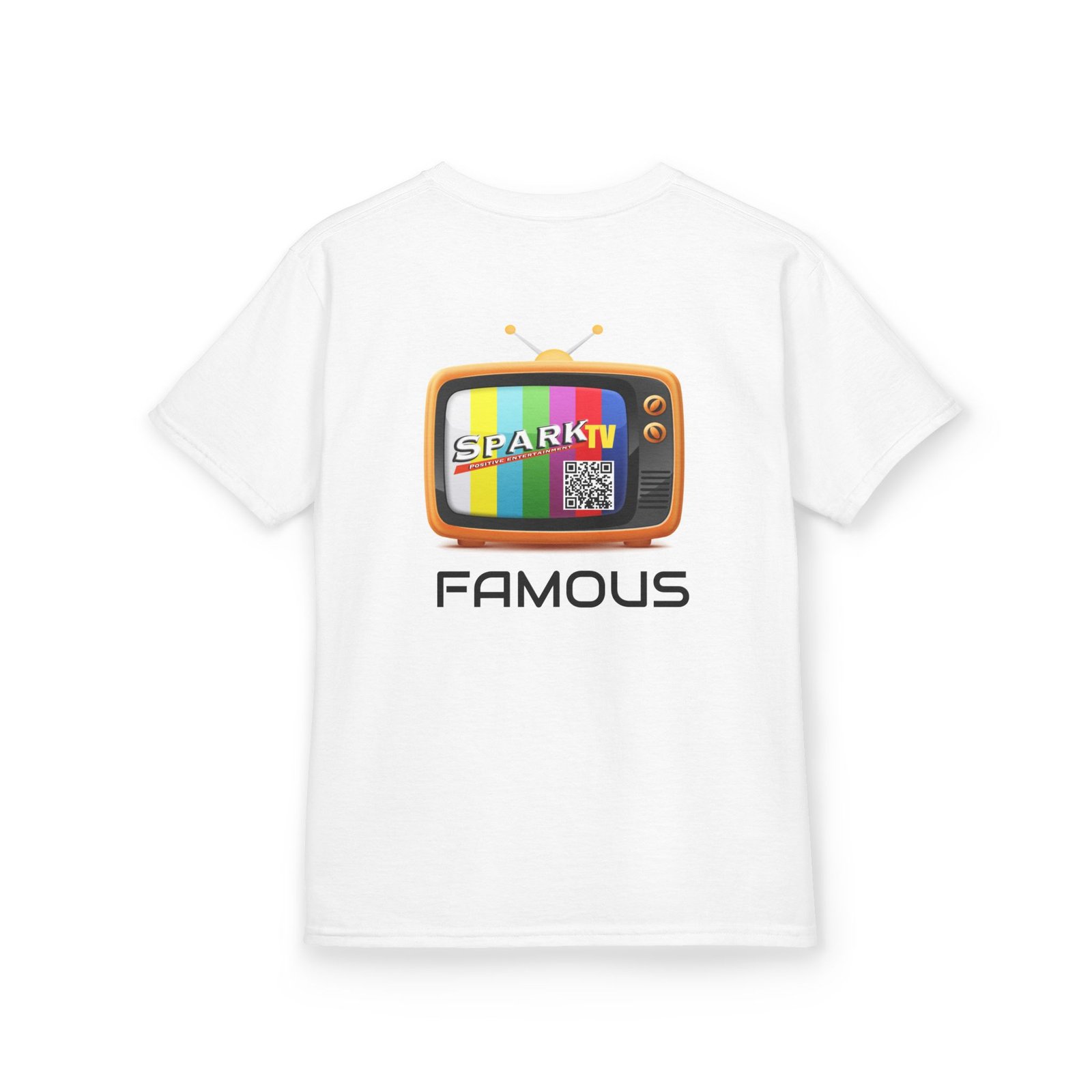 Kids Tee — Spark TV "FAMOUS" Graphic - Image 4