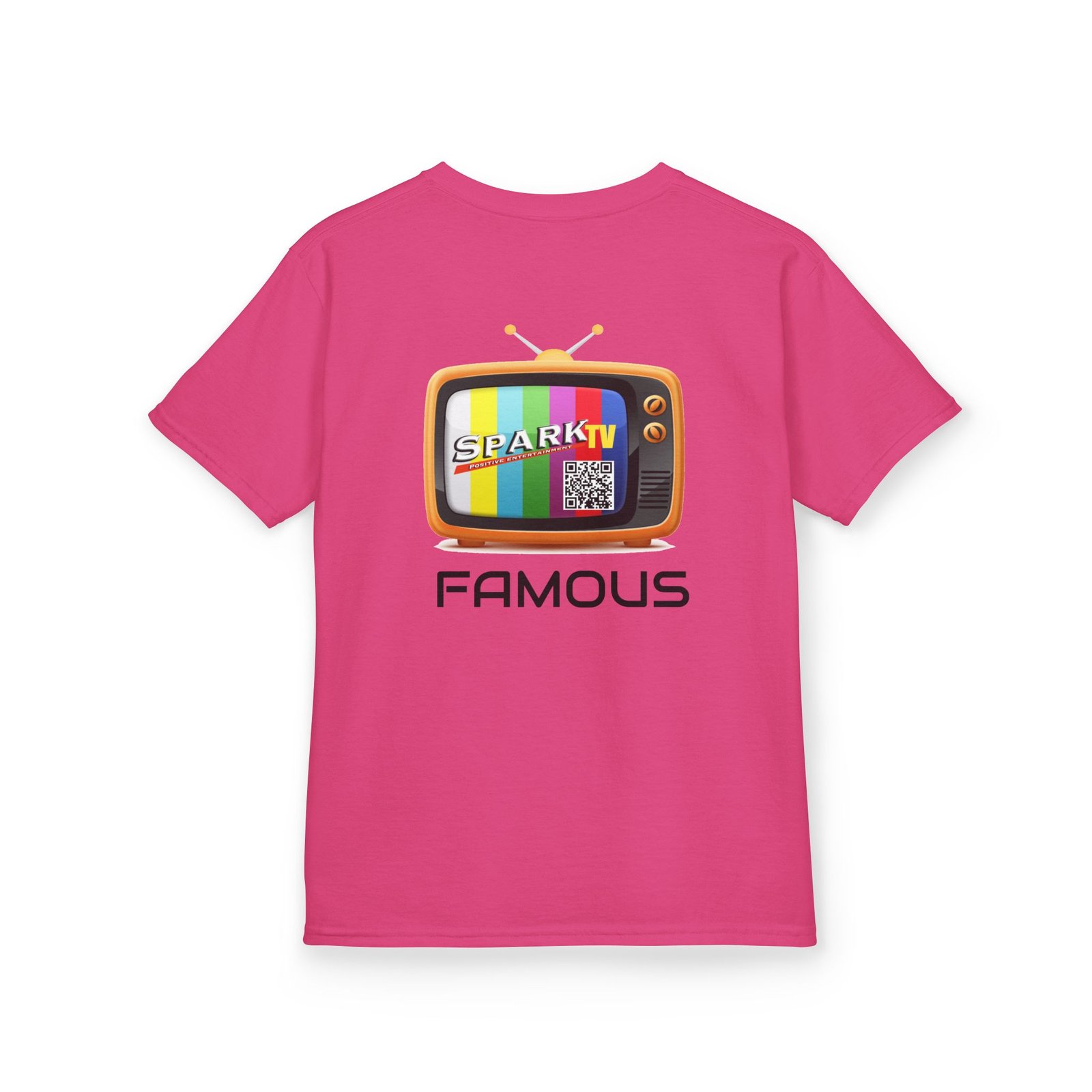 Kids Tee — Spark TV "FAMOUS" Graphic - Image 28