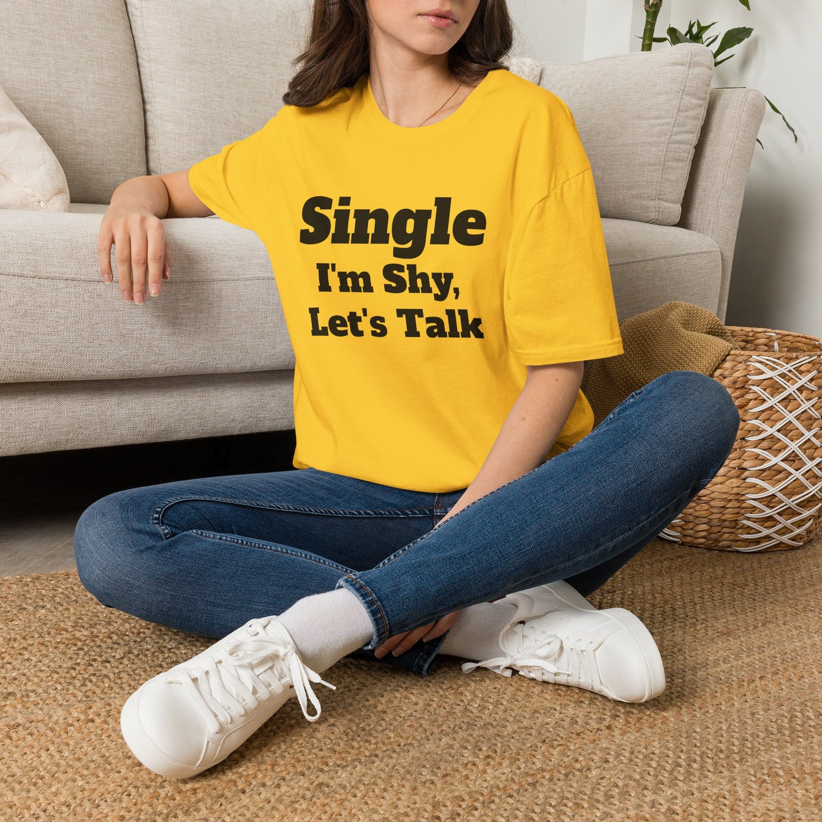Single I'm Shy Let's Talk T-Shirt — Introvert Graphic Tee presented by Spark TV - Image 18