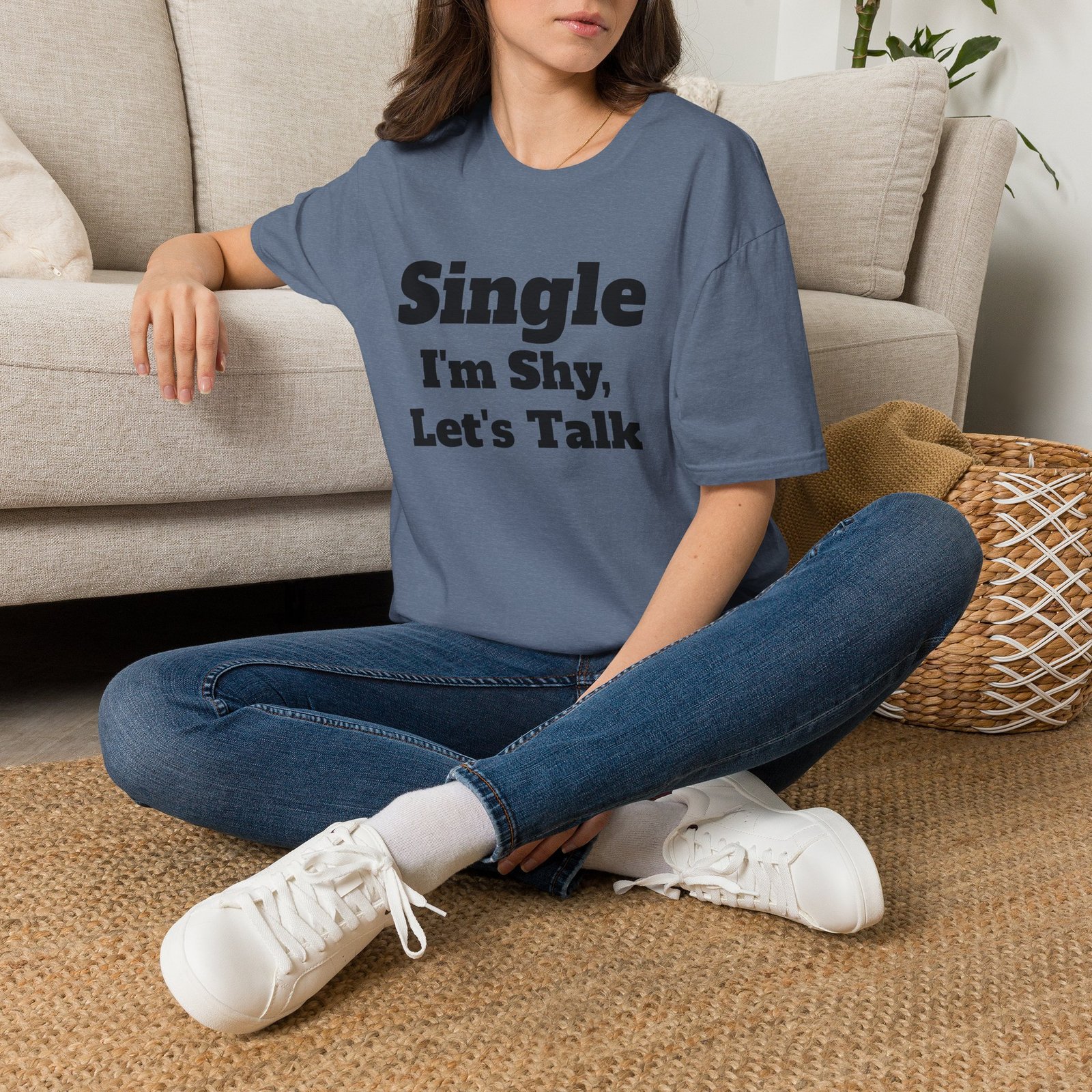 Single I'm Shy Let's Talk T-Shirt — Introvert Graphic Tee presented by Spark TV - Image 46