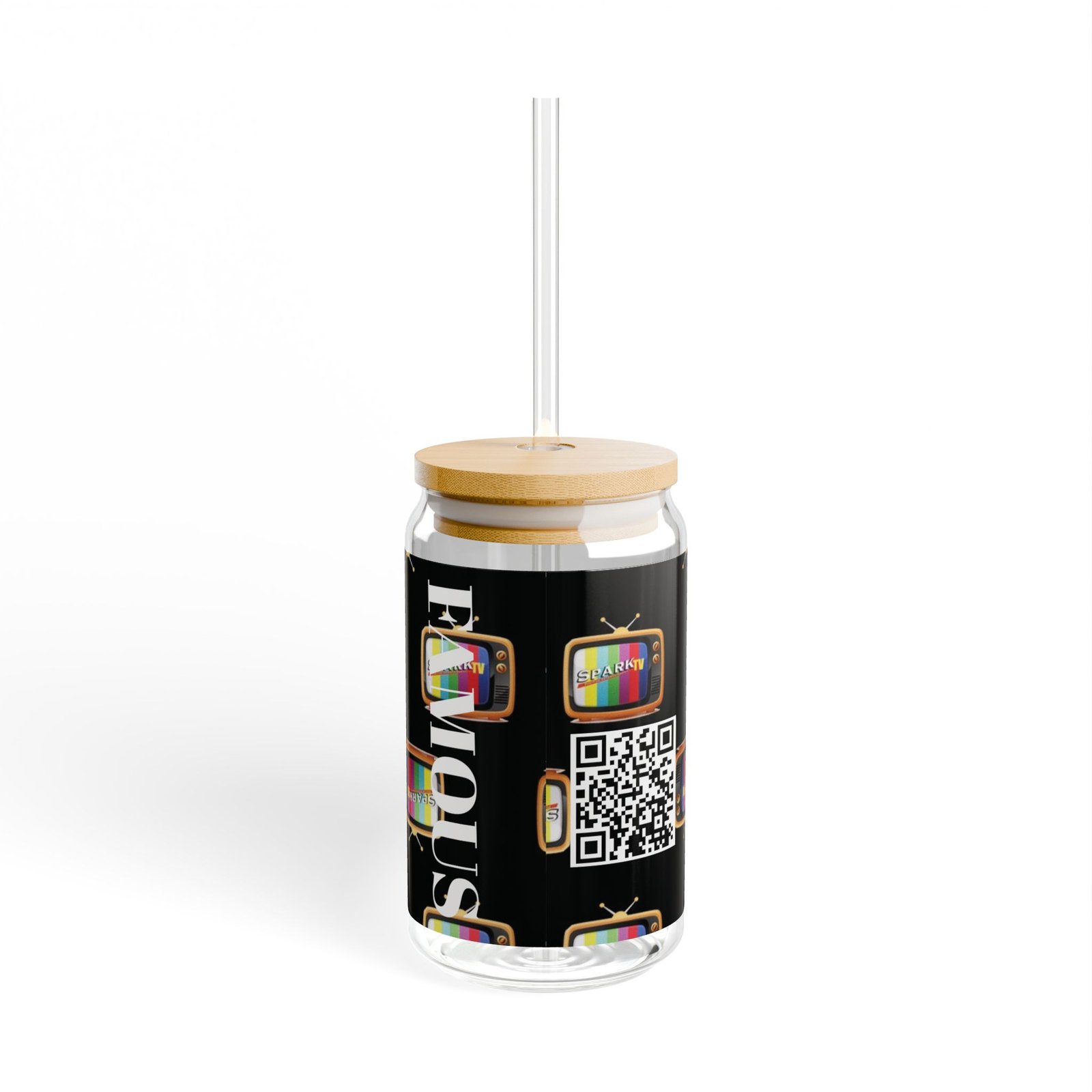 Spark TV Sipper Glass, 16oz - Image 3