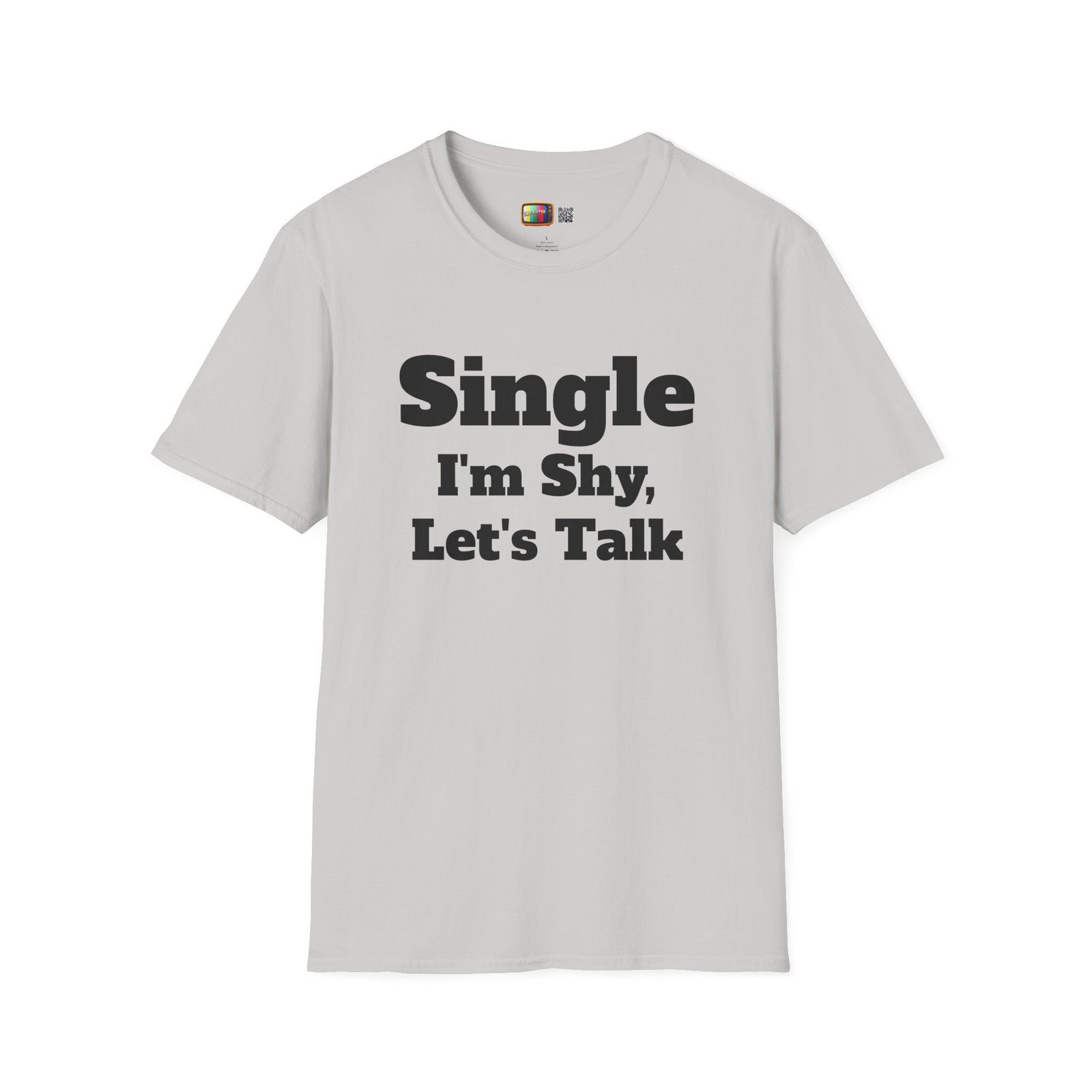 Single I'm Shy Let's Talk T-Shirt — Introvert Graphic Tee presented by Spark TV - Image 7