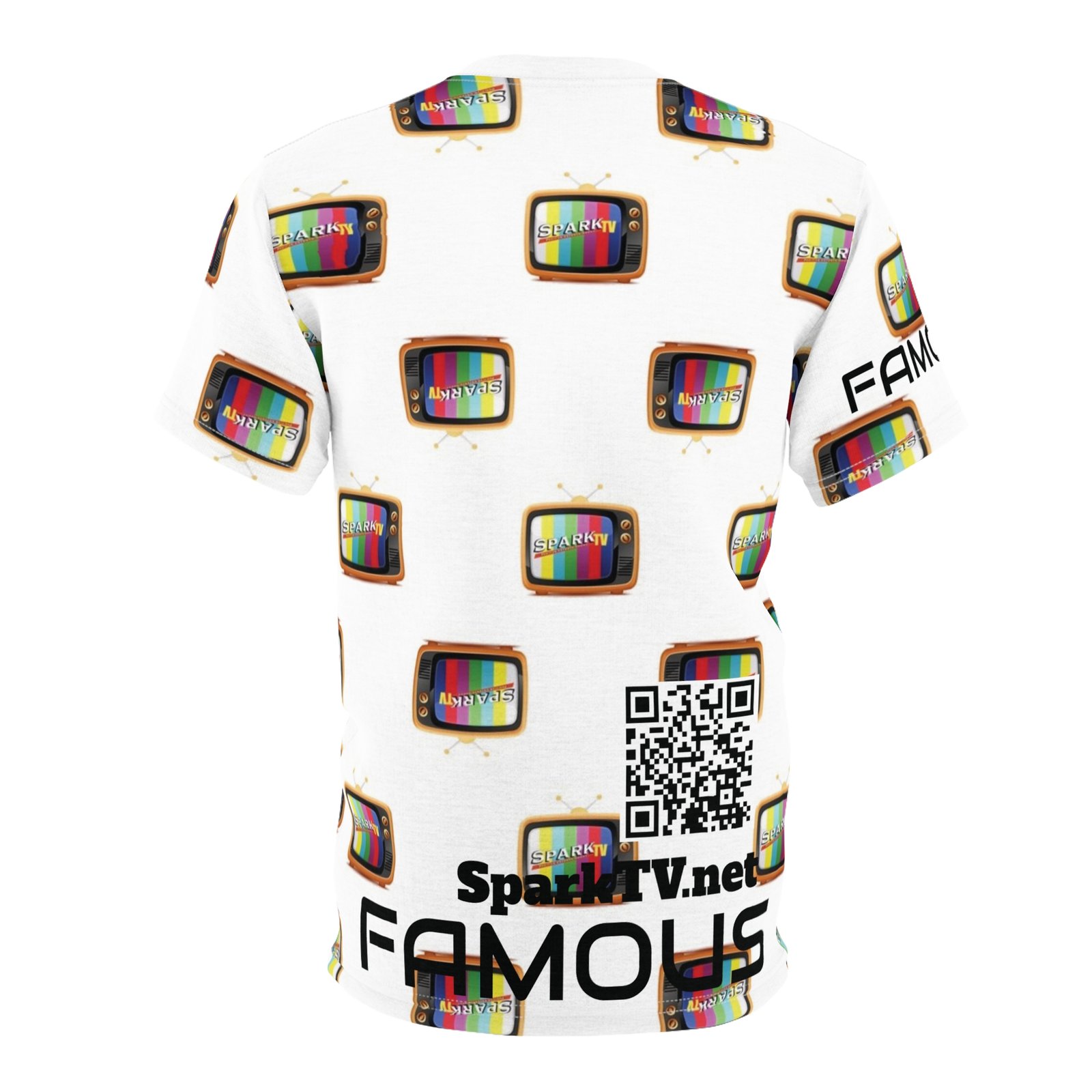 Unisex - Spark TV Tee Print All OVER - Image 3
