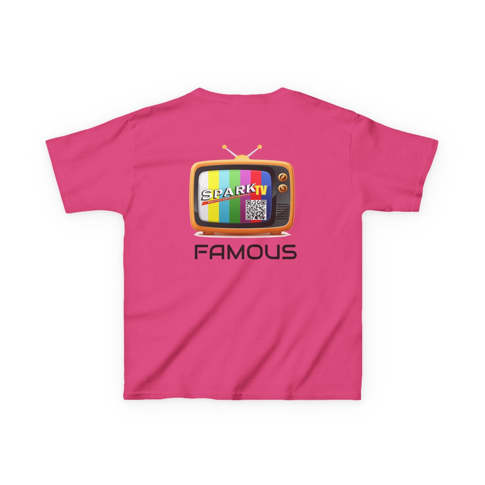 Kids Tee — Spark TV "FAMOUS" Graphic - Image 26