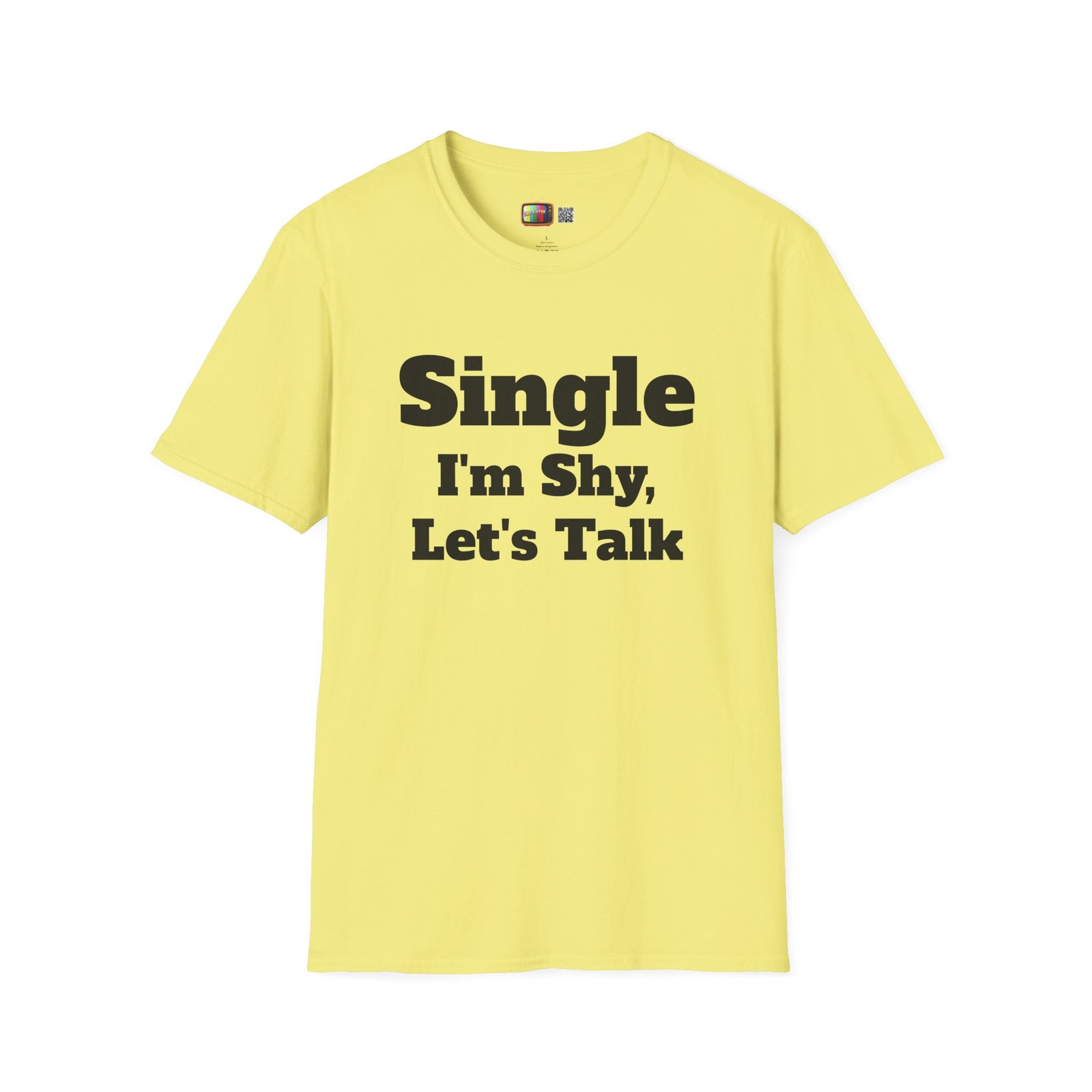 Single I'm Shy Let's Talk T-Shirt — Introvert Graphic Tee presented by Spark TV - Image 15