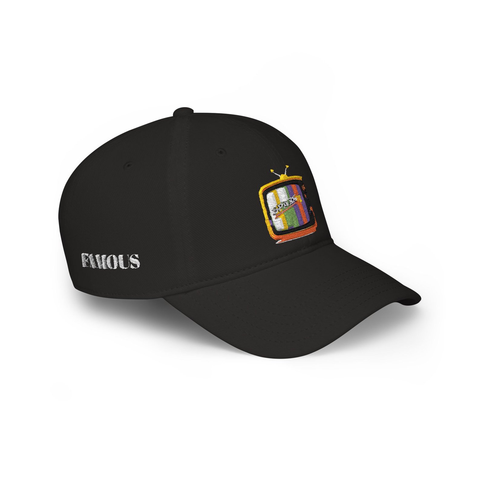 Spark TV Cap | Embroidered Baseball Cap - Image 8