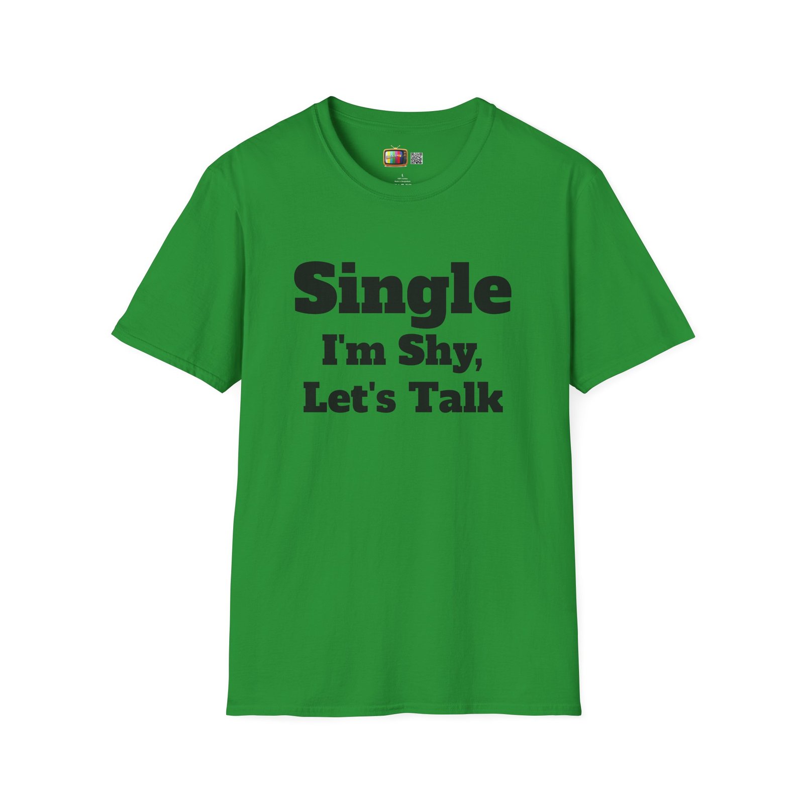 Single I'm Shy Let's Talk T-Shirt — Introvert Graphic Tee presented by Spark TV - Image 39